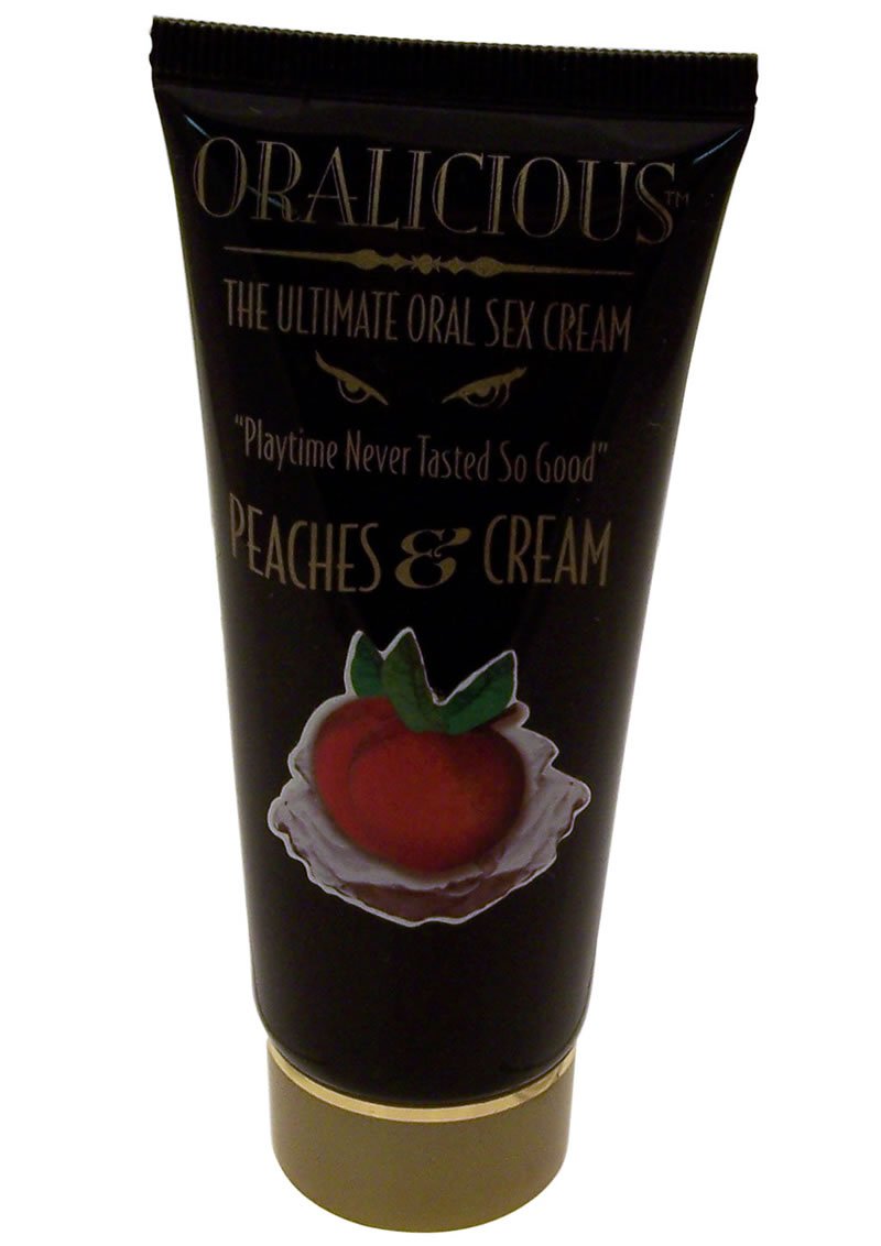 Oralicious Ultimate Oral Sex Cream Ounce Peaches And Cream Orgasmic