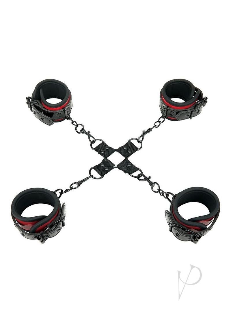 Whipsmart Heartbreaker Bondage Gear Wrist Ankle Cuffs Hogtie Sex