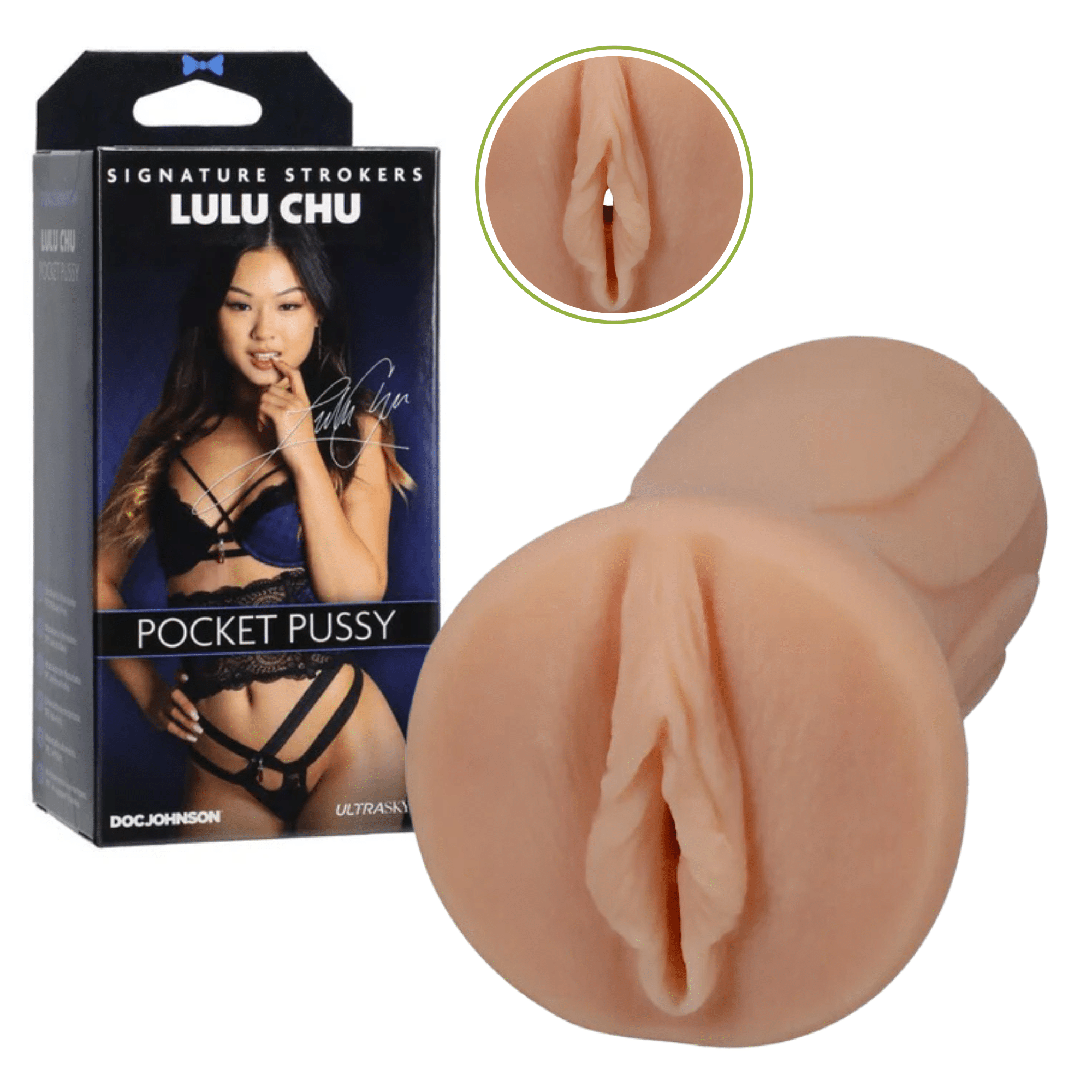 Signature Stroker Lulu Chu Ultraskyn Pocket Realistic Pussy Masturbator