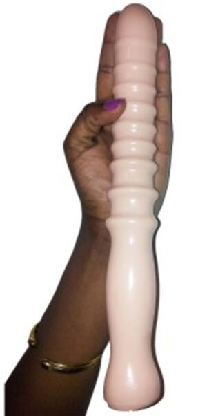 Anal Twist Huge Butt Plug 12 Inch Flesh Doc Johnson
