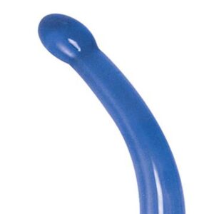 Double Ended Dildo Trouble Slender Bender 17 Inch Blue