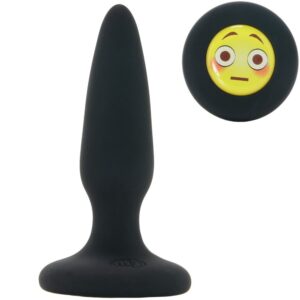Mojis OMG Silicone Butt Plug Black 3.4 Inch