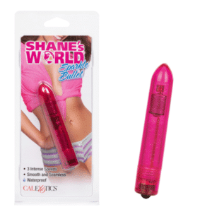 Shane`s World Sparkle Discreet Vibrating Bullet Vibrator Waterproof - Pink