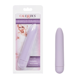 First Time Mini Bullet Vibe Clitoral Stimulator Waterproof Vibrator 4.5 Inch - Purple