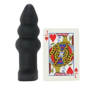 Rimmers Model I Silicone Rippled Vibrating Butt Plug With Wireless Remote Control 5.5 Inch