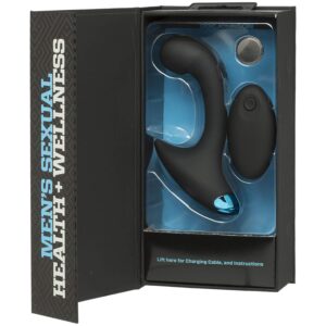 OptiMale P-Curve Remote Control Rechargeable Silicone Prostate Massager 5.5 Inch