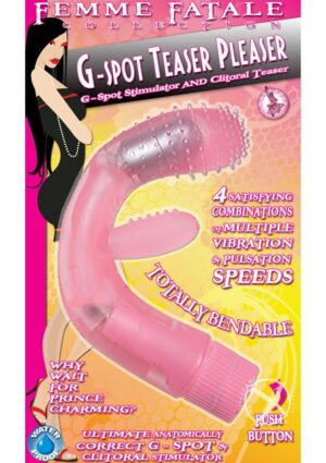 Femme Fatale G Spot Vibrator Waterproof Bubblegum