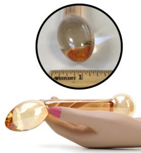 Glass Prostate Massager Honey Dripper Anal Slider