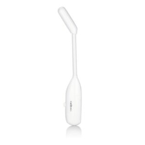 Flexo Pleaser 14 Inch Angled G Spot Vibrator With Flexible Shaft White