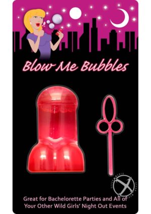 Blow Me Bubbles Penis Shaped Bachelorette Party Supplies
