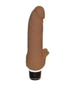 Ultra Classics Super Beak Silicone Realistic Vibrating Dildo Brown 9 Inch