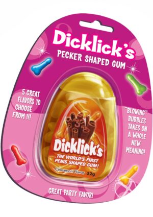 Dicklicks Pecker Shaped Gum Cinnamon Bachelorette Party Supplies