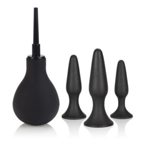 Ultimate Silicone Anal Preparation Kit For Beginners Black