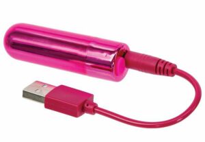 Powerbullet USB Rechargeable Infinity Strapless Strap On Vibrator Multi Function Pink