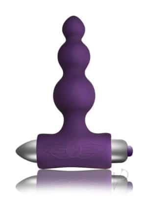 7 Speed Butt Plug Silicone Waterproof Purple