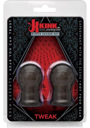 Kink Tweak Nipple Sucker Set Black Doc Johnson