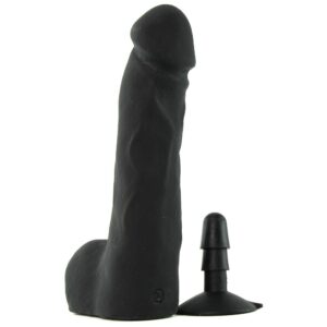 Kink the Perfect Cock Bual Density UltraSkyn Big Dildo Black 10.5 Inch