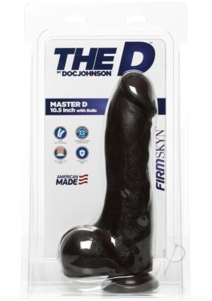 The D Master Realisic Big Dildo With Suction Cup And Balls Firmsky 10.5 Inch