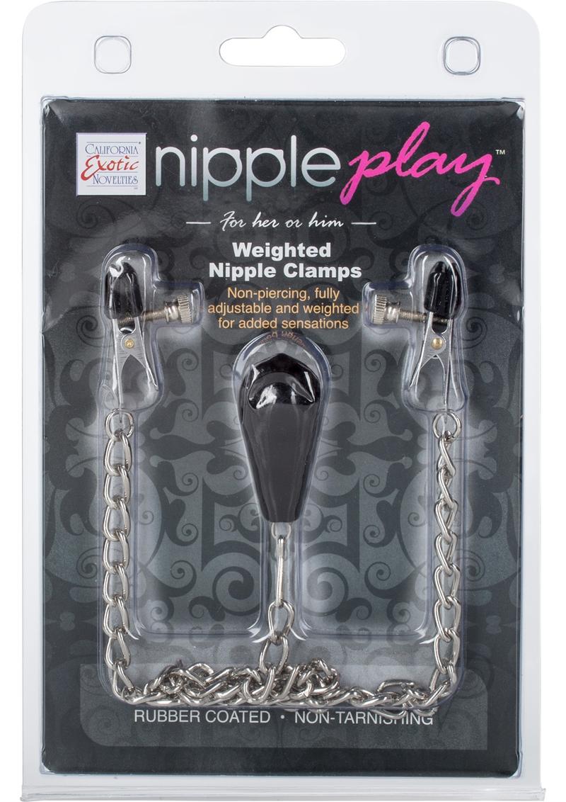 Weighted Nipple Clamps California Exotic Bondage Gear Orgasmic Deals