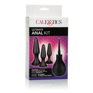 Ultimate Silicone Anal Preparation Kit For Beginners Black