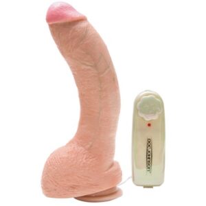 Stryker Realistic 10 Inch Realistic Vibrating Big Dildo Flesh