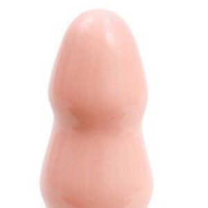 Triple Ripple Medium Butt Plug 5 Inch Flesh Doc Johnson