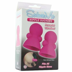 Seduce Me Nipple Suckers Pink Silicone Waterproof Nipple Play