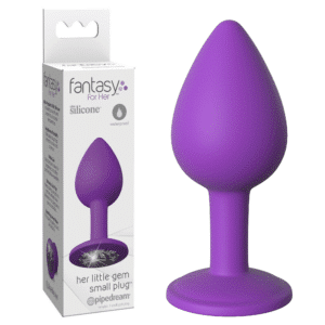 Small Silicone Jeweled Butt Plug