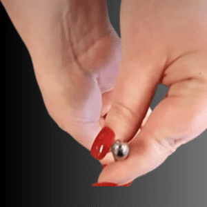 Rouge Stainless Steel Ribbed Urethral Sounds Probe Penis Plug - Silver