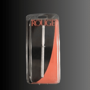 Rouge Stainless Steel Ribbed Urethral Sounds Probe Penis Plug - Silver