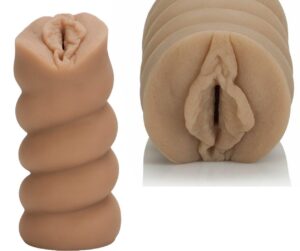 AMANTE CALIENTE CONCHITA MOJADO RED HOT LOVER PUSSY LIPS MASTURBATOR PURE SKIN MATERIAL BROWN