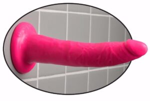 G-spot Stimulation Dong Suction Cup Slim Dildo