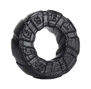 Diesel Silicone Penis Ring Black OxBalls