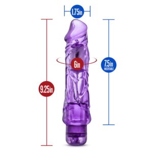 Realistic Feel Easy To Use G-spot Vibrator - Purple