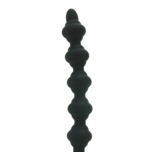 Mack Tuff Bendable Anal Beads Waterproof Black 7.12 Inch