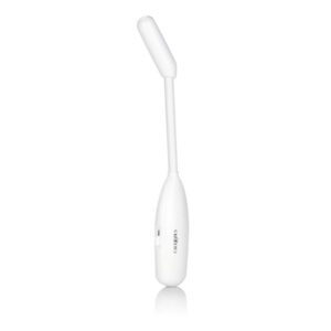 Flexo Pleaser 14 Inch Angled G Spot Vibrator With Flexible Shaft White