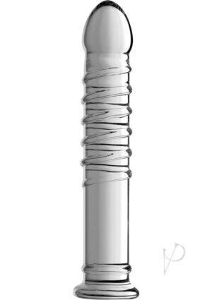 Behemoth Ribbed XL Big Glass Dildo 12.25 Inch Master Series