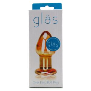 Glass Butt Plug Over Easy Hustler