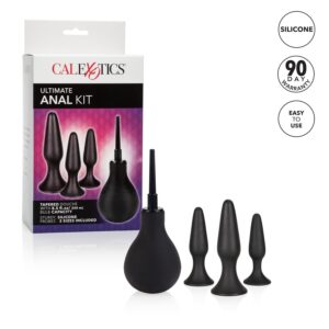 Ultimate Silicone Anal Preparation Kit For Beginners Black
