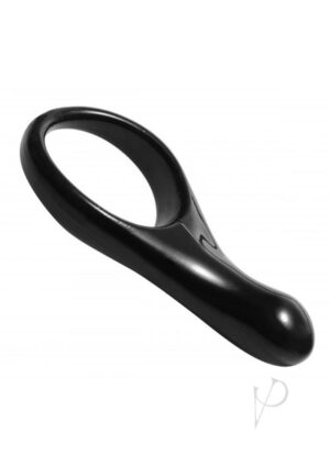 Trinity Vibes Captain Taint Erection Enhancer With Taint Stimulator Penis Ring Black