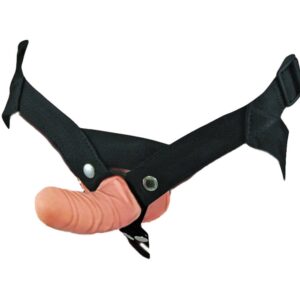 Everlaster Stud Adjustable Hollow Strap On Harness Kit 6.5 Inch Dildo