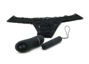 Remote Control Vibrating Panties Plus Size Black Fetish Fantasy Series