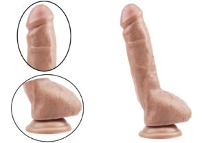 Gangster Dong Corliogne Realistic Dual Density Dildo With Suction Cup 8 Inch