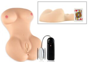 Hustler Vibrating Porn Star Pussy and Ass Masturbator Sex Toy Flesh