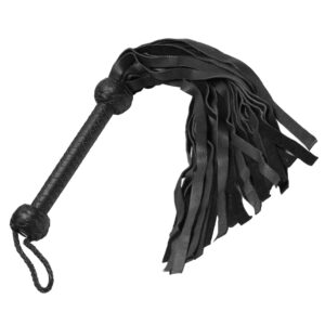 Strict Leather Spanking Flogger- Black