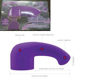 Bodywand G-Spot Wand Silicone Attachment Purple
