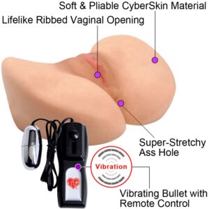 Carmen Luvana Missionary Vibrating Double Pussy and Ass Masturbator