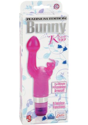 Platinum Edition Bunny Kiss G Spot Vibrator Waterproof Pink