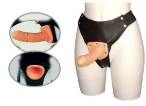 The Hollow Strap On Harness Kit Delight Dual Function For Him or Her Flesh