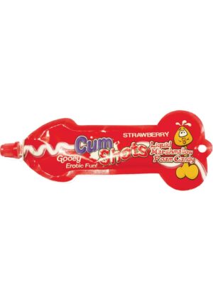 Cum Shots Liquid Marshmallow Foam Candy Strawberry